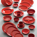 Thunder Group ML538PR1 4 oz Smooth Melamine Ramekin, Pure Red thumbnail 2