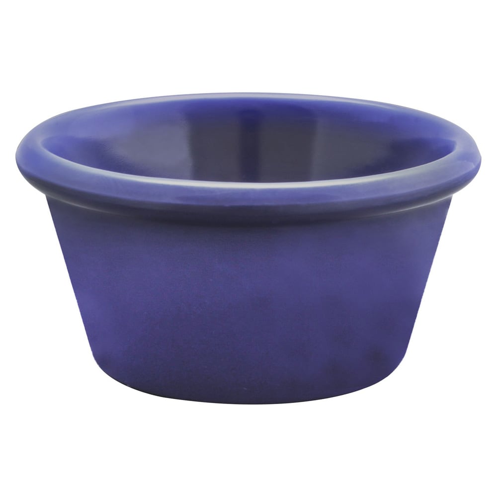 Thunder Group ML539CB1 6 oz Smooth Melamine Ramekin, Cobalt Blue