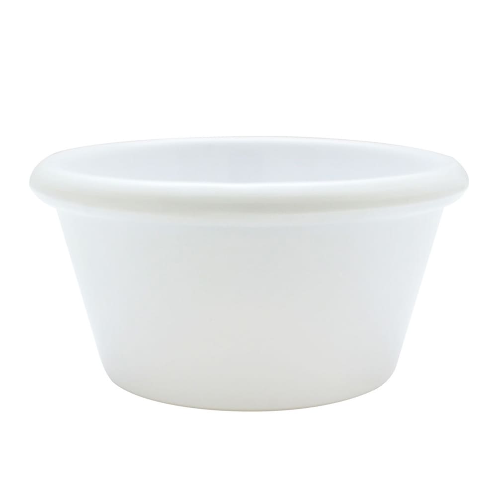 Thunder Group ML539W1 6 oz Smooth Melamine Ramekin, White