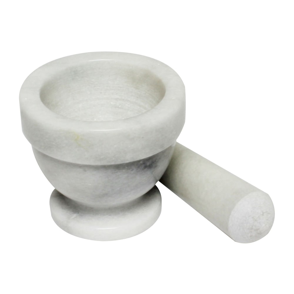 Thunder Group MRGR003 3" Mortar and Pestle, Marble