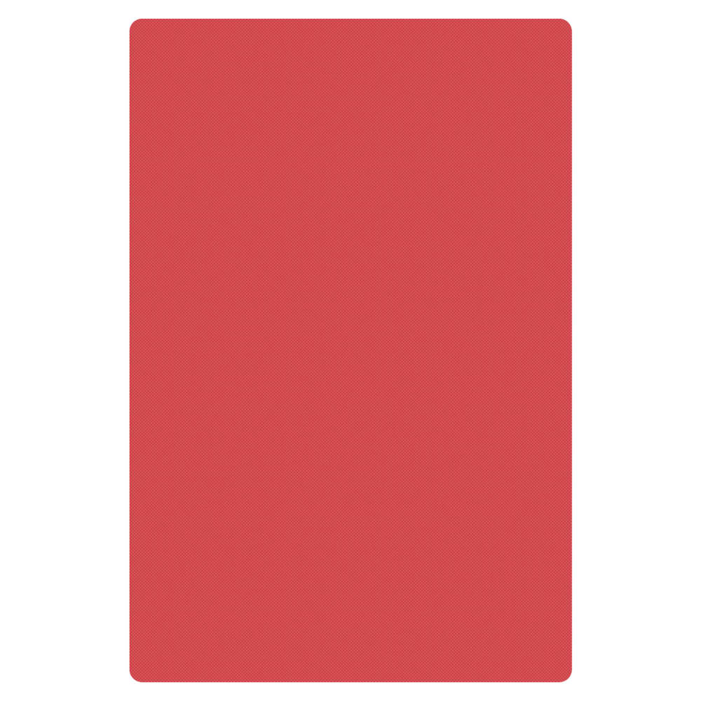 Thunder Group PLCB181205RD Plastic Cutting Board - 12" x 18", Red