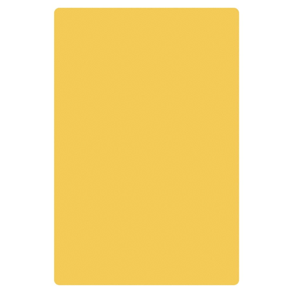 Thunder Group PLCB181205YW Plastic Cutting Board - 12" x 18", Yellow
