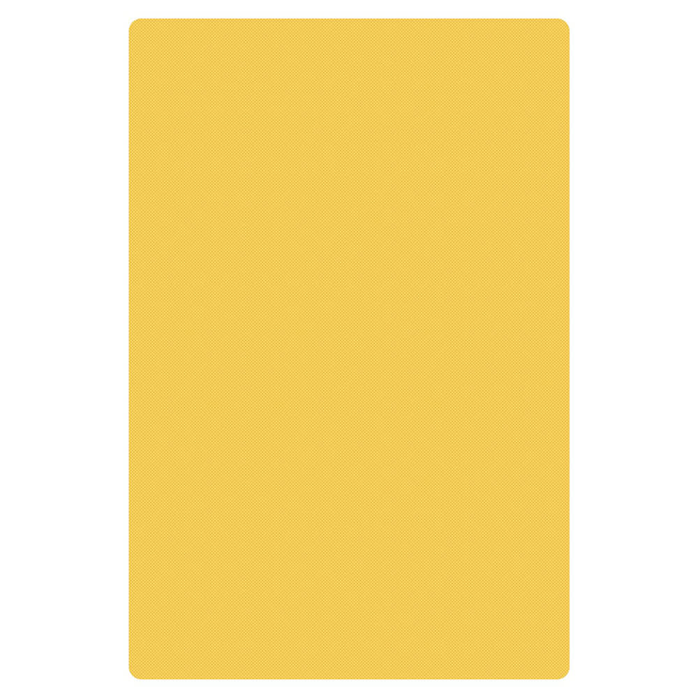 Thunder Group PLCB201505YW Plastic Cutting Board - 15" x 20", Yellow