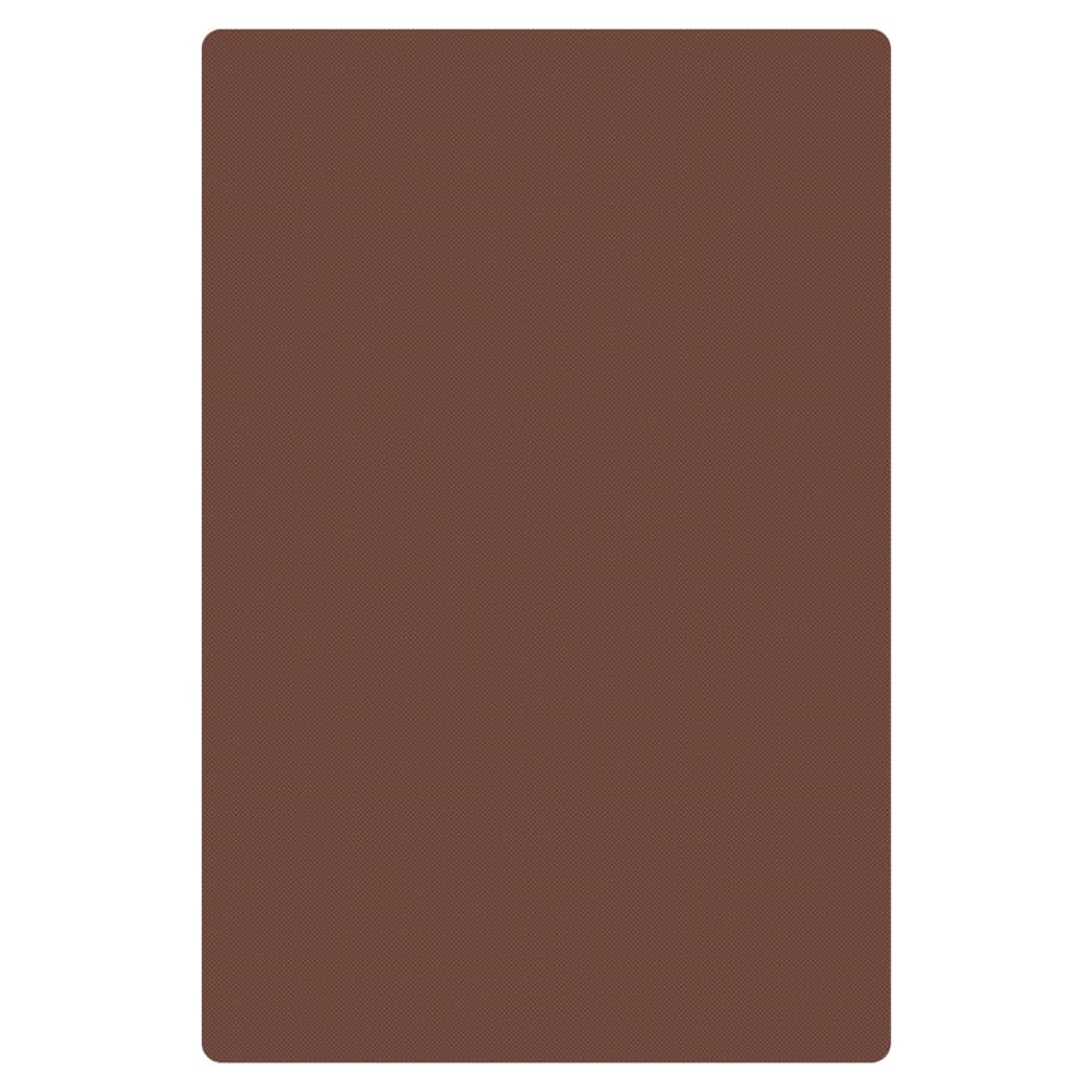 Thunder Group PLCB241805BR Plastic Cutting Board - 18" x 24", Brown