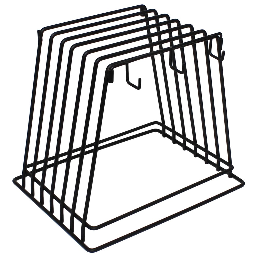 Thunder Group PLCBR006 6 Slot Cutting Board Rack - Wire, Black