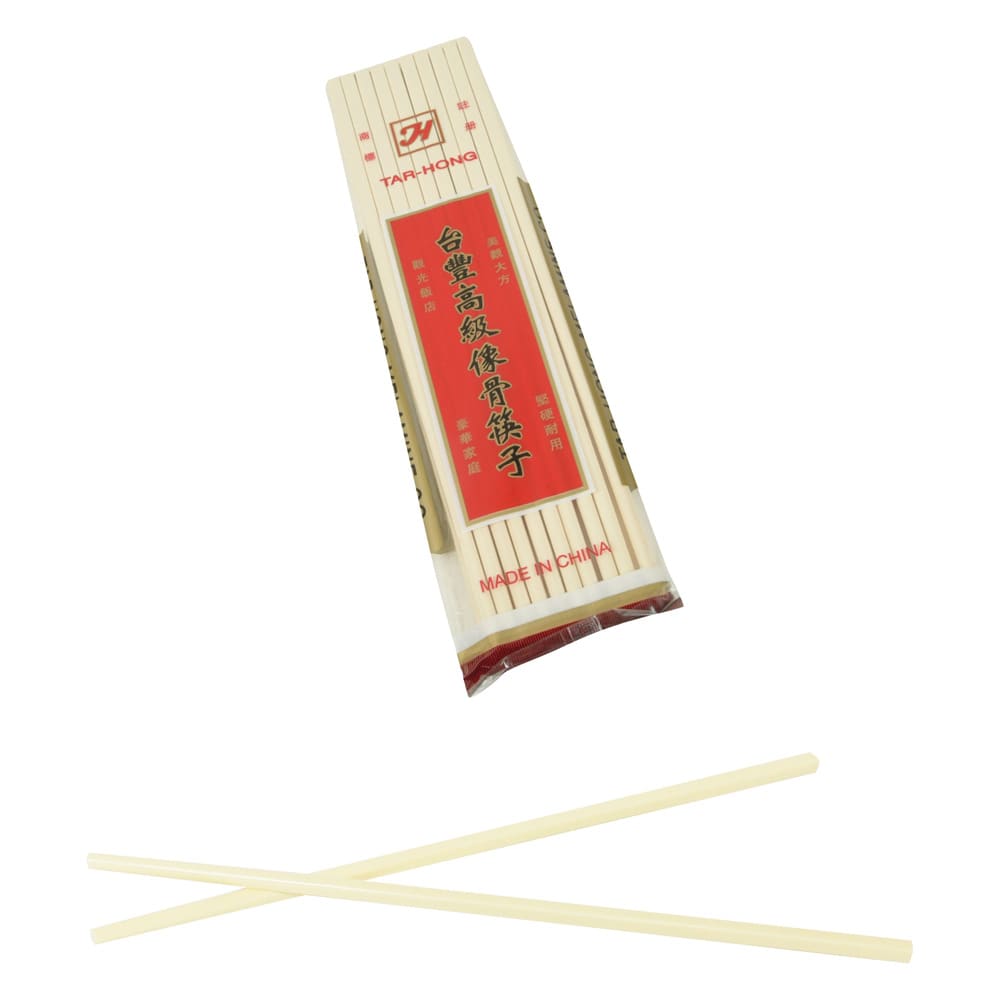 Thunder Group PLCS002 10 3/4" Chopstick Pairs - Plastic, White