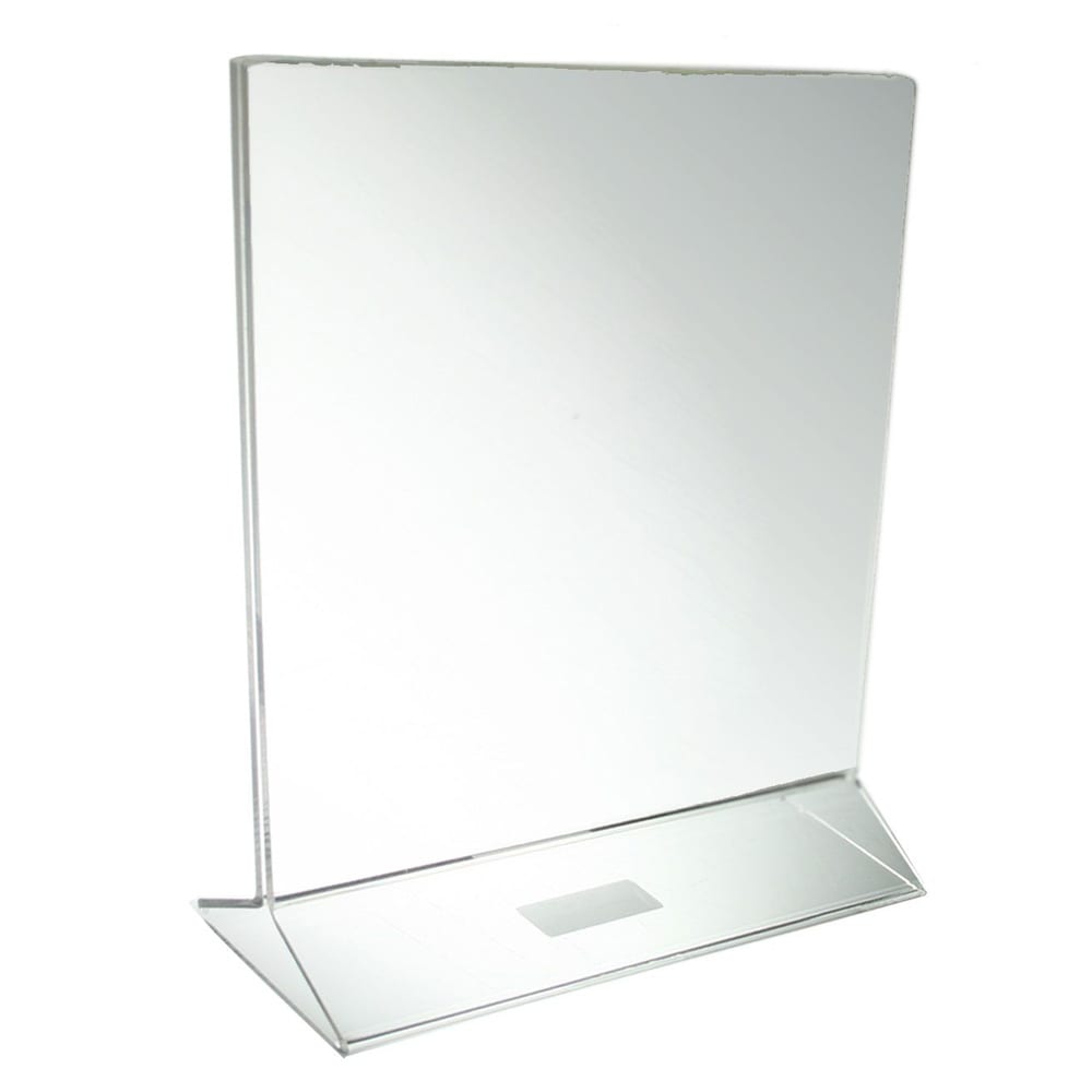 Thunder Group PLMH004 Tabletop Menu Card Holder - 8 1/2" x 11", Acrylic