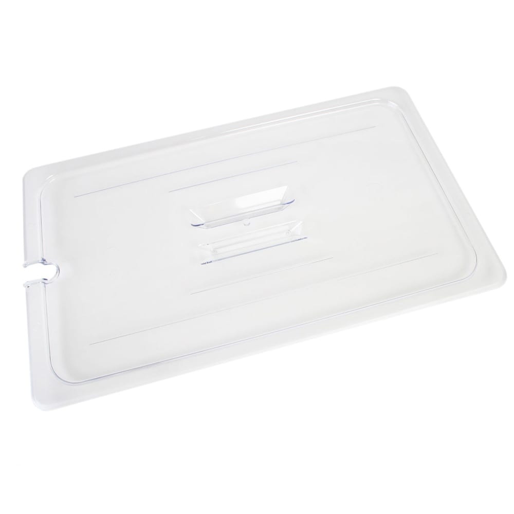 Thunder Group PLPA7000CS Full Size Slotted Food Pan Cover - Polycarbonate, Clear