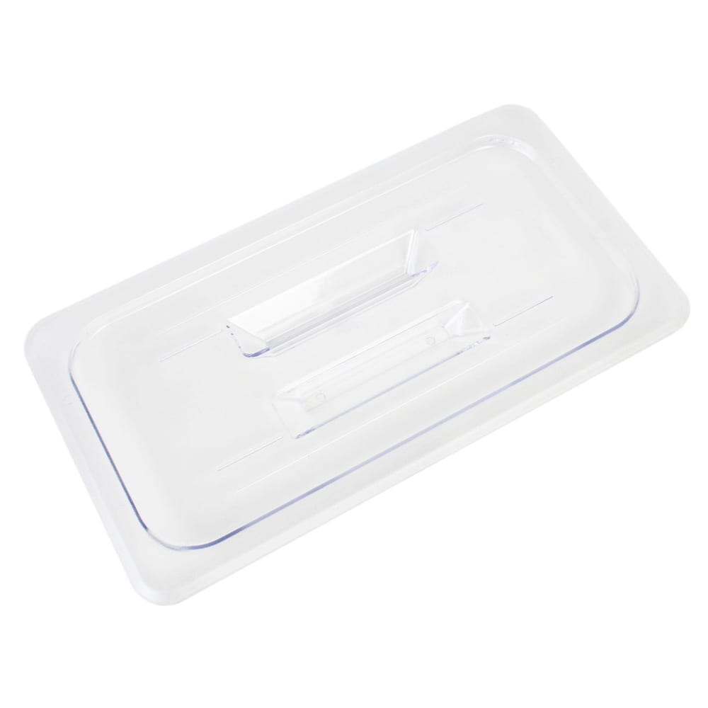 Thunder Group PLPA7130C Third Size Food Pan Cover - Polycarbonate, Clear
