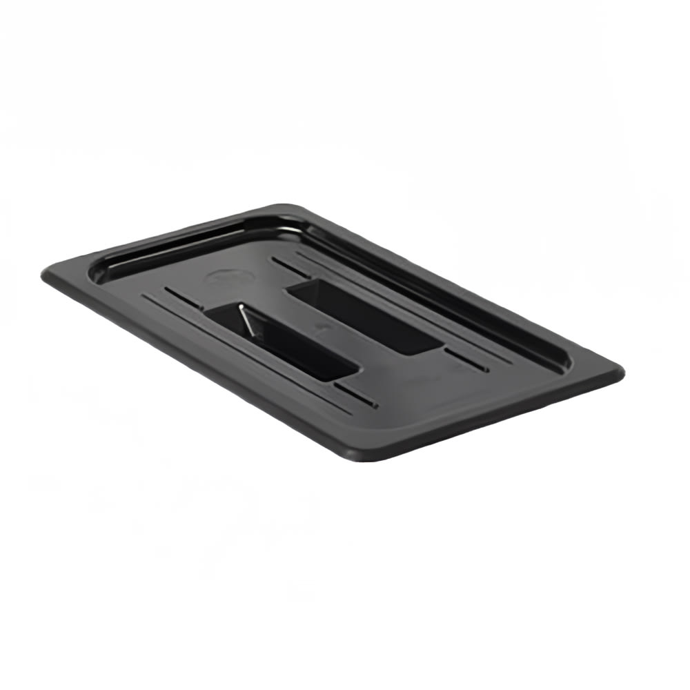Thunder Group PLPA7130CBK Third Size Food Pan Cover - Polycarbonate, Black