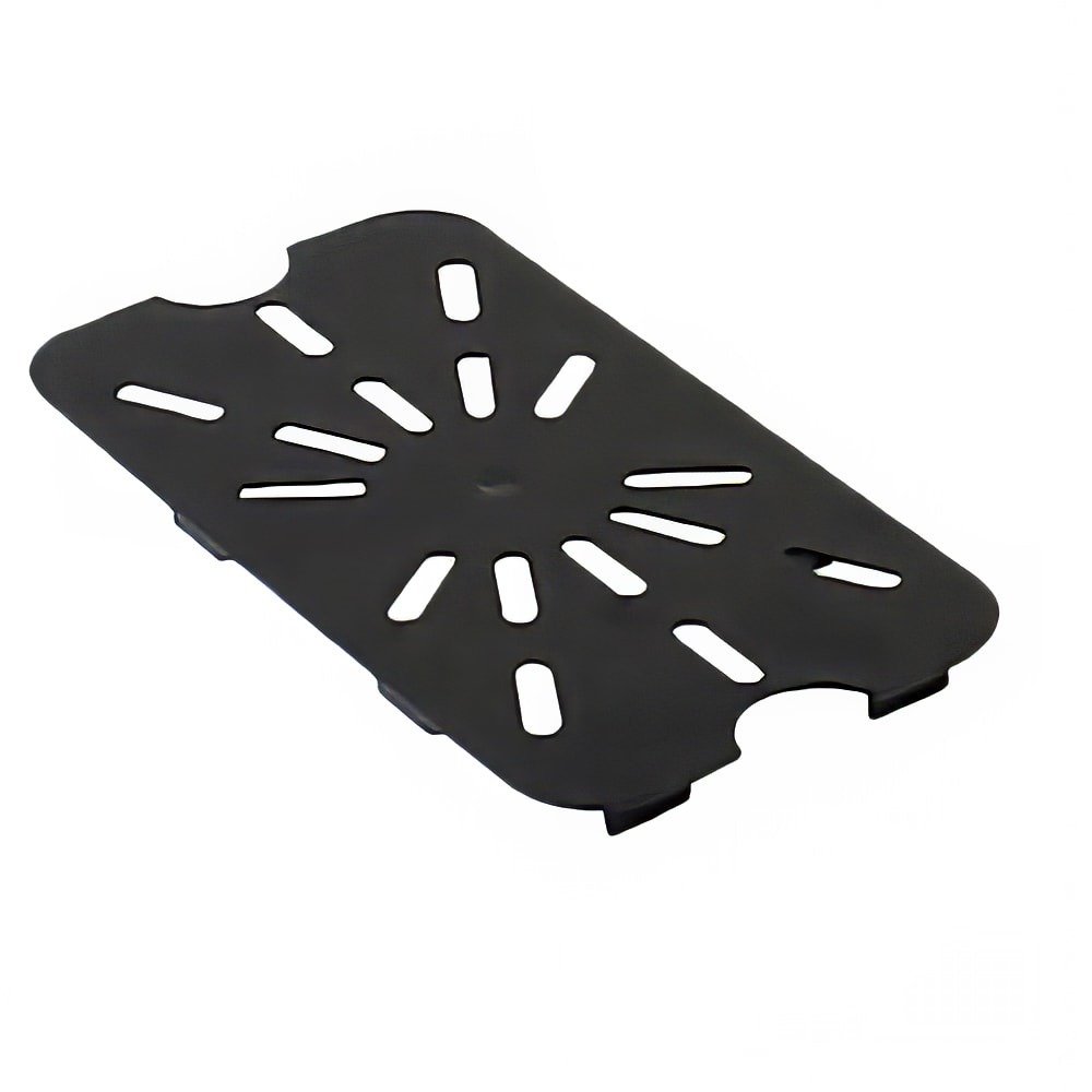 Thunder Group PLPA7140DSBK Quarter Size Drain Shelf - Polycarbonate, Black