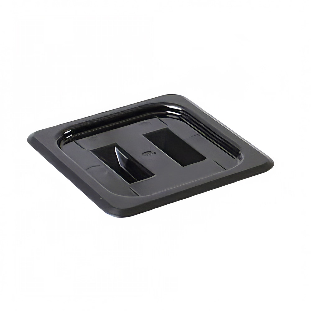 Thunder Group PLPA7160CBK Sixth Size Food Pan Cover - Polycarbonate, Black