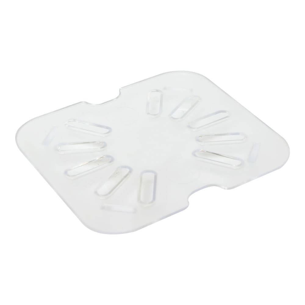 Thunder Group PLPA7160DS Sixth Size Drain Shelf - Polycarbonate, Clear