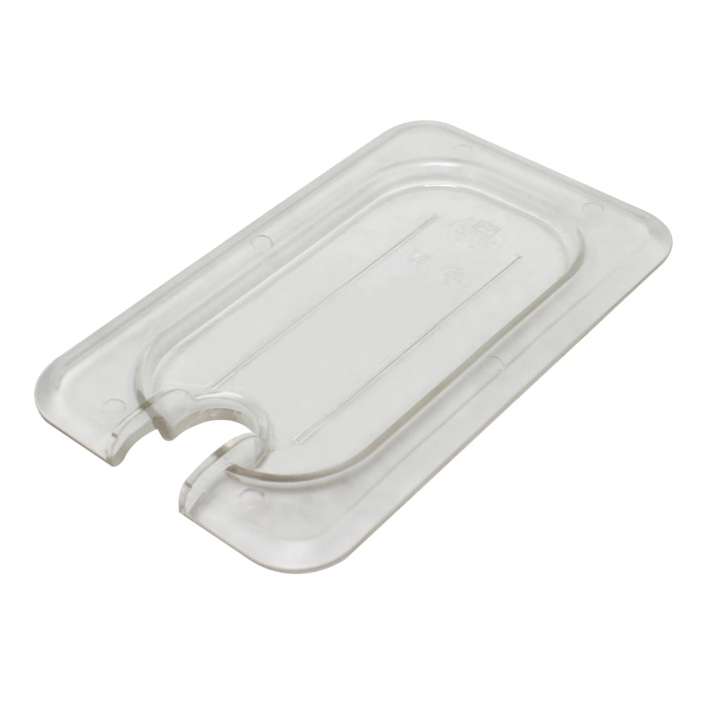 Thunder Group PLPA7190CS Ninth Size Slotted Food Pan Cover - Polycarbonate, Clear