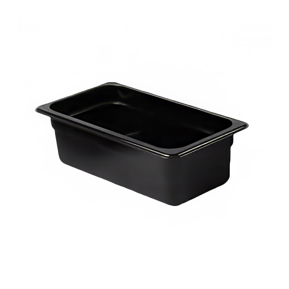 Thunder Group PLPA8134BK 4"D Third Size Food Pan