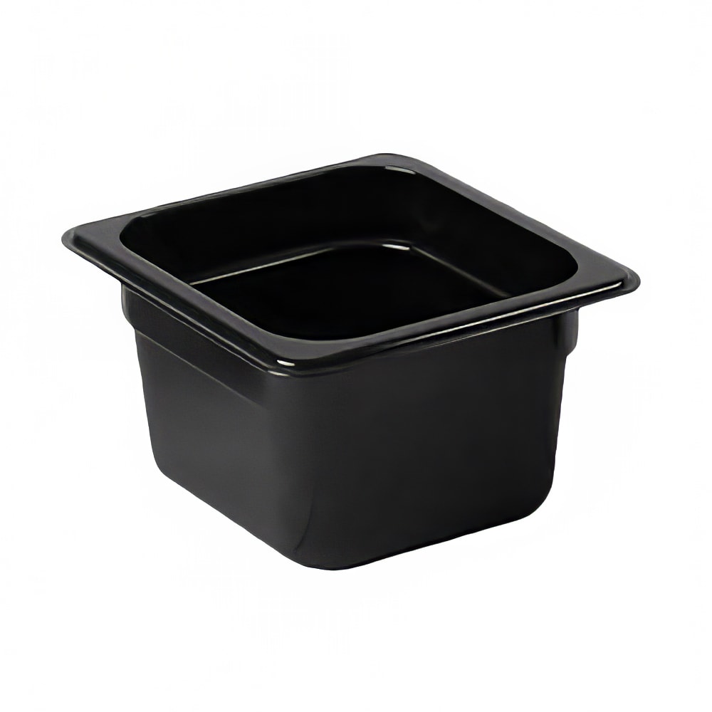 Thunder Group PLPA8164BK 4"D Sixth Size Food Pan