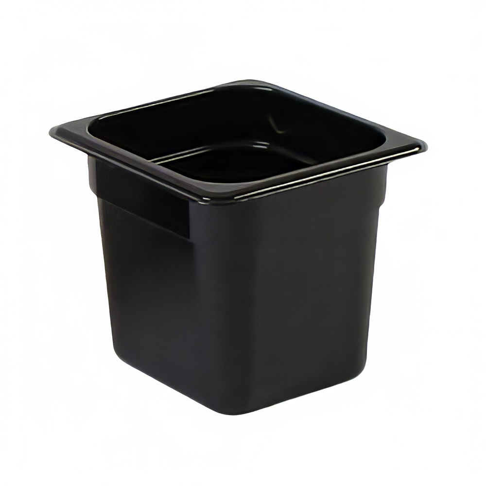 Thunder Group PLPA8166BK 6"D Sixth Size Food Pan