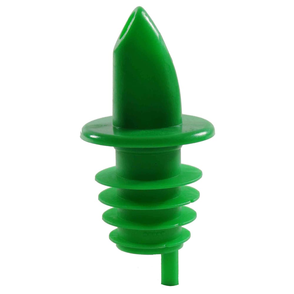 Thunder Group PLPR900GR Free Flow Liquor Pourer w/ No Collar, Green
