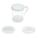 Thunder Group PLRDH003 10 oz Dredge w/ Handle & (3) Assorted Size Lids, Polycarbonate thumbnail 3