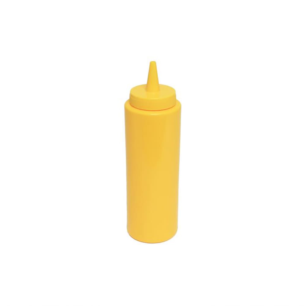 Thunder Group PLTHSB008Y 8 oz Plastic Squeeze Bottle, Yellow