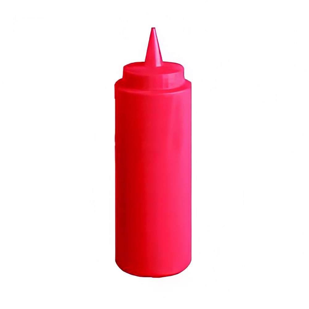 Thunder Group PLTHSB012R 12 oz Squeeze Bottle - Plastic, Red