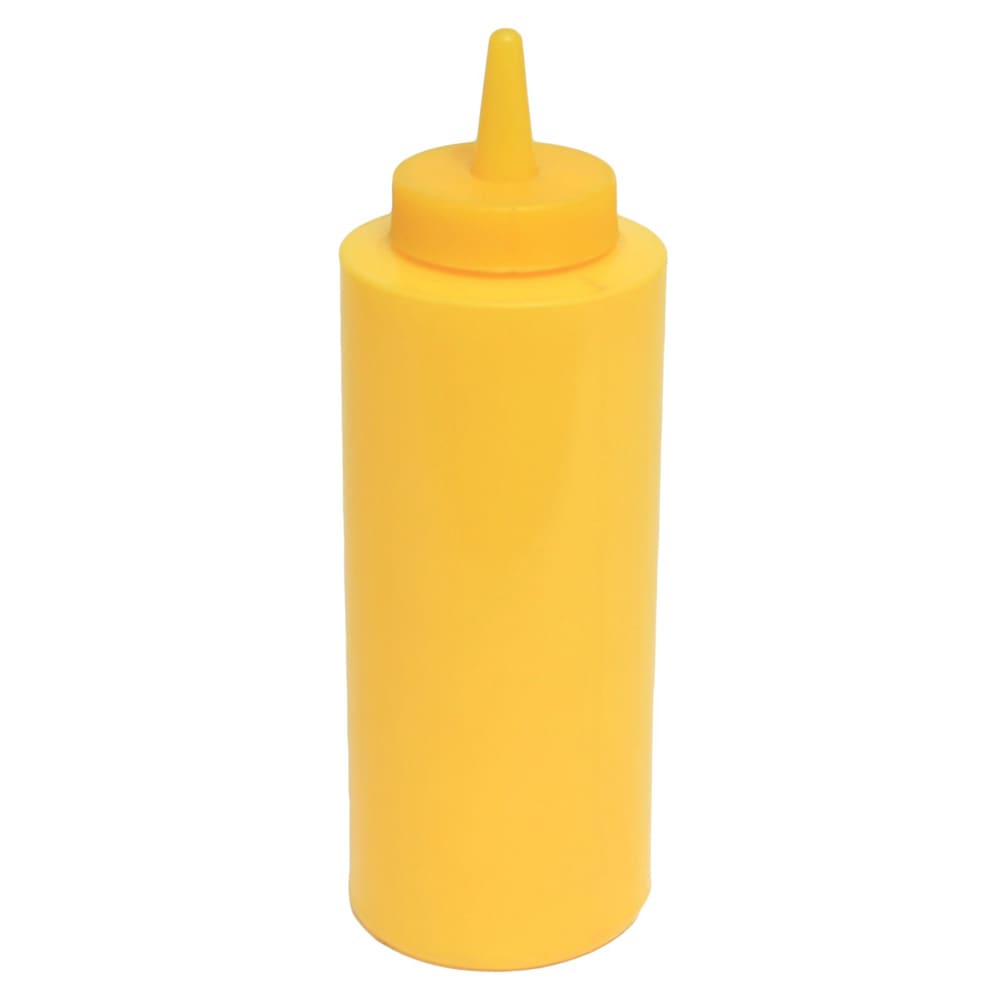 Thunder Group PLTHSB012Y 12 oz Squeeze Bottle - Plastic, Yellow