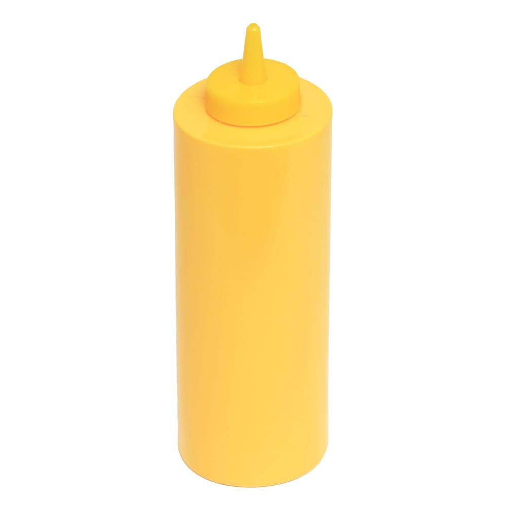Thunder Group PLTHSB024Y 24 oz Plastic Squeeze Bottle, Yellow