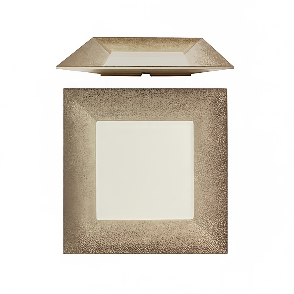 Thunder Group SD3212J 12" Square Melamine Dinner Plate, Beige