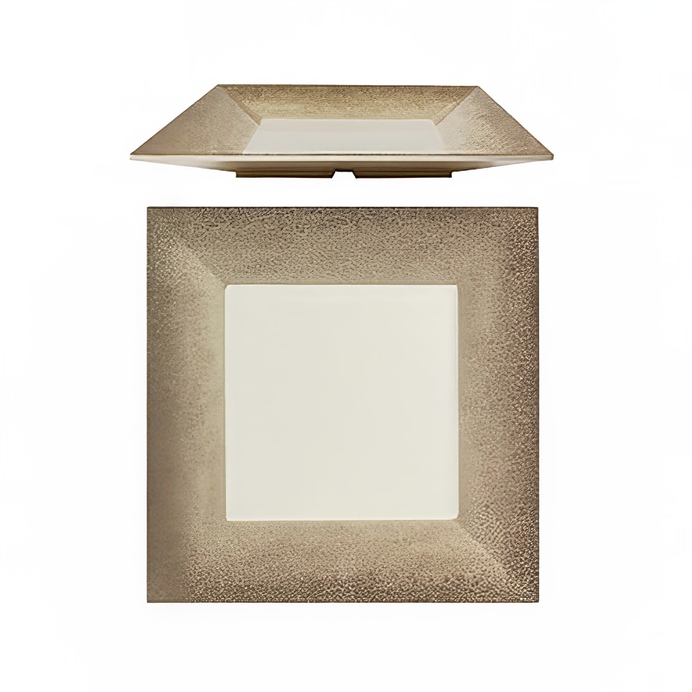 Thunder Group SD3214J 14" Square Melamine Dinner Plate, Beige