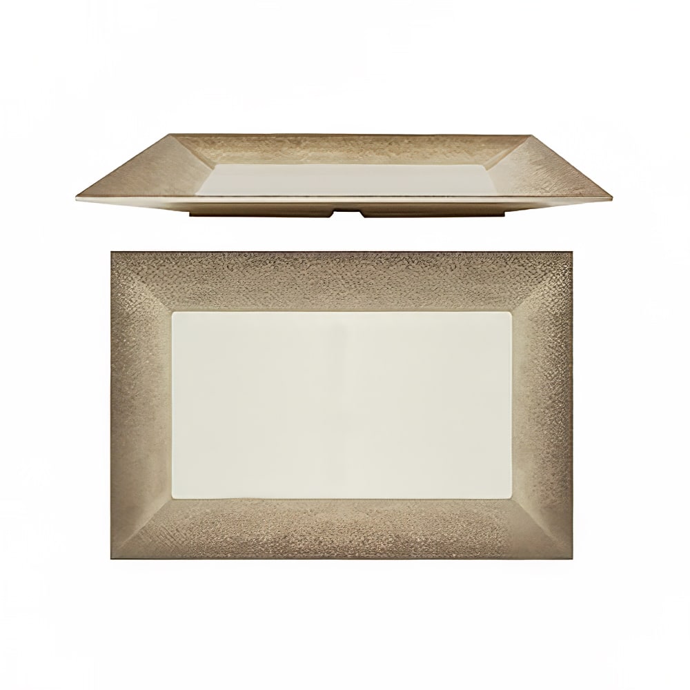 Thunder Group SD3324J 24" x 18" Rectangular Jazz Platter - Melamine, Beige