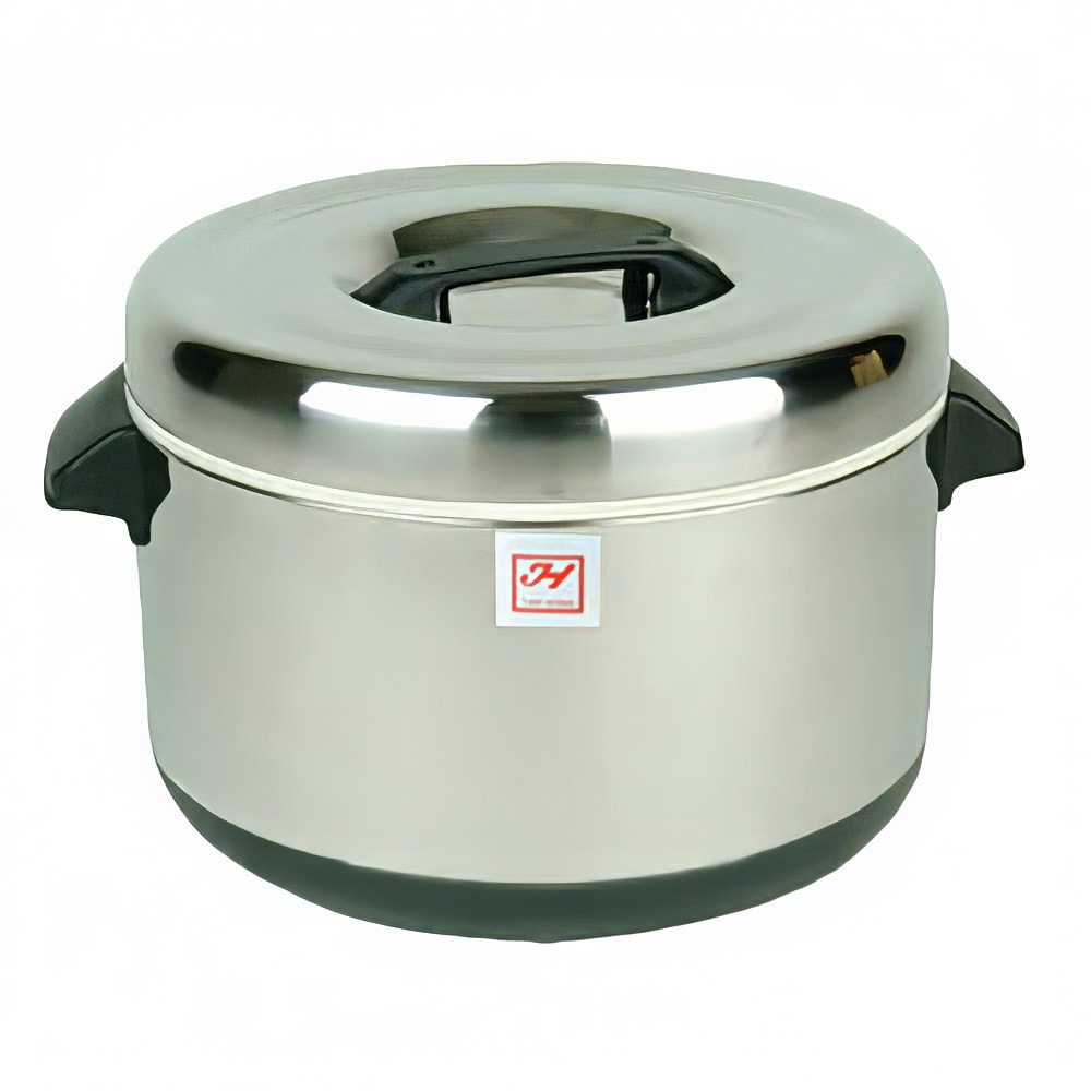 Thunder Group SEJ72000 40 cup Sushi Rice Container - Stainless Steel Liner & Exterior