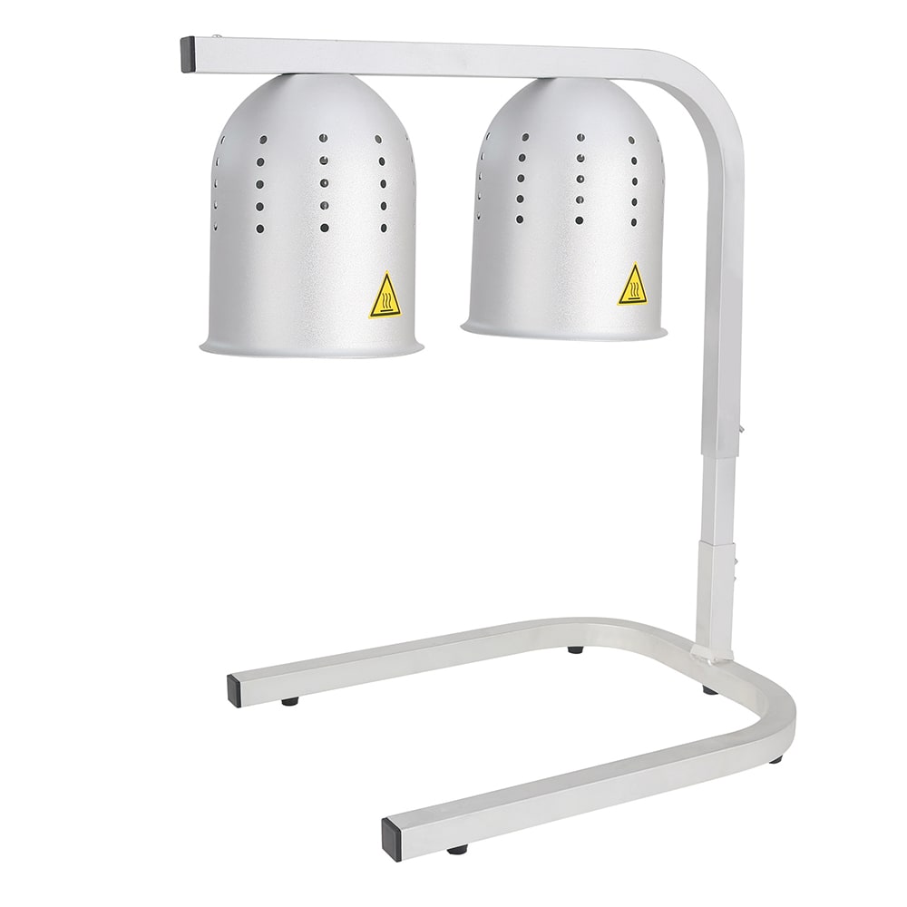 Thunder Group SEJ92000 2 Bulb Heat Lamp w/ Adjustable Arm - Aluminum, 120v