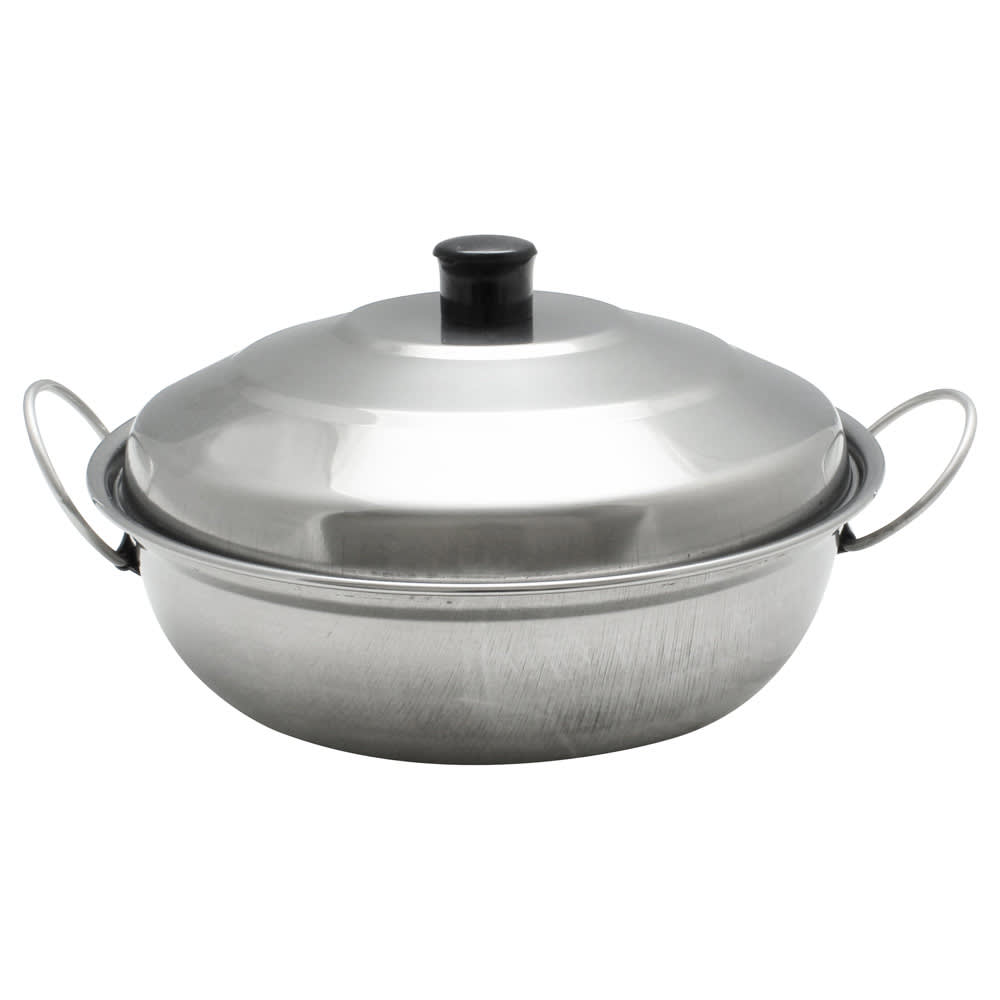 Thunder Group SLAL04B 11" Round Wok Chafer Body/Cover, Stainless Steel