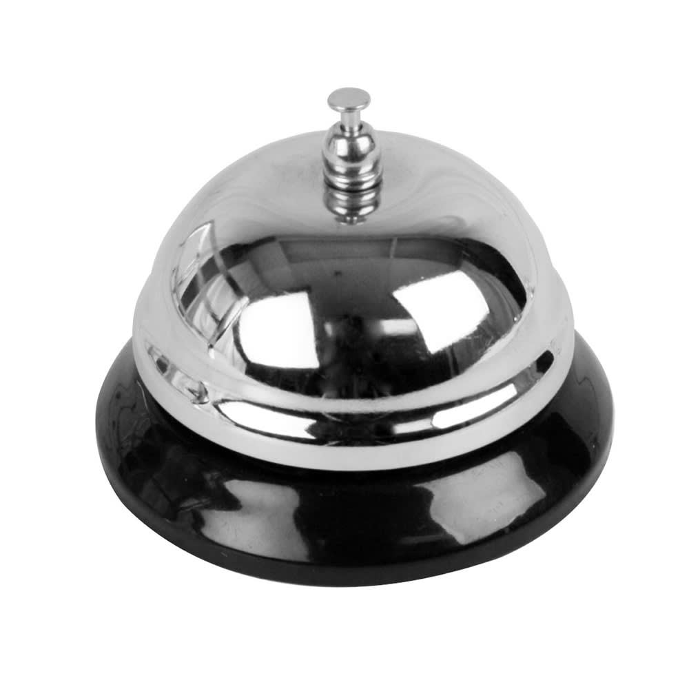 Thunder Group SLBELL001 3 3/8" Round Call Bell - Chrome Plated