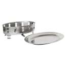 Thunder Group SLFD001 14" Oval Chafer Platter w/ Stand, Stainless Steel thumbnail 2