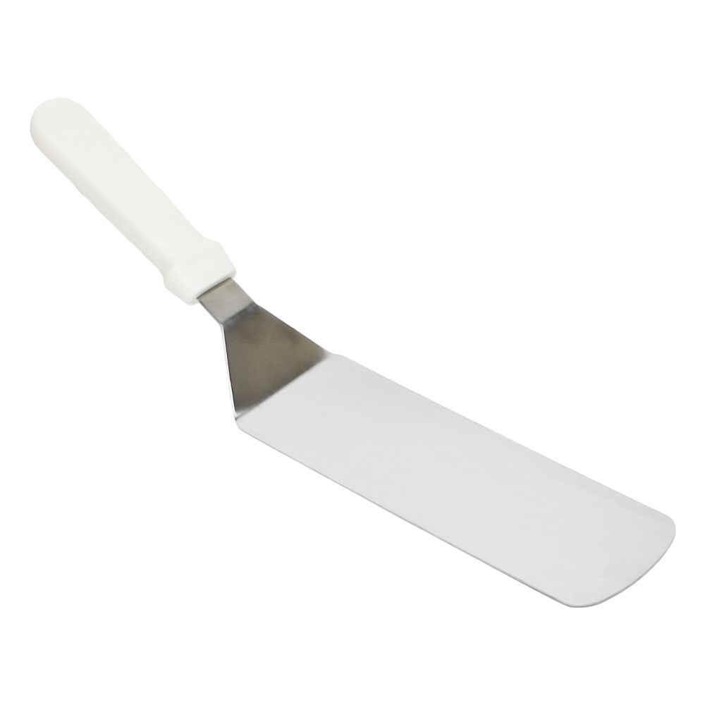 Thunder Group SLFT065S 15" Turner w/ White Plastic Handle, Stainless Steel