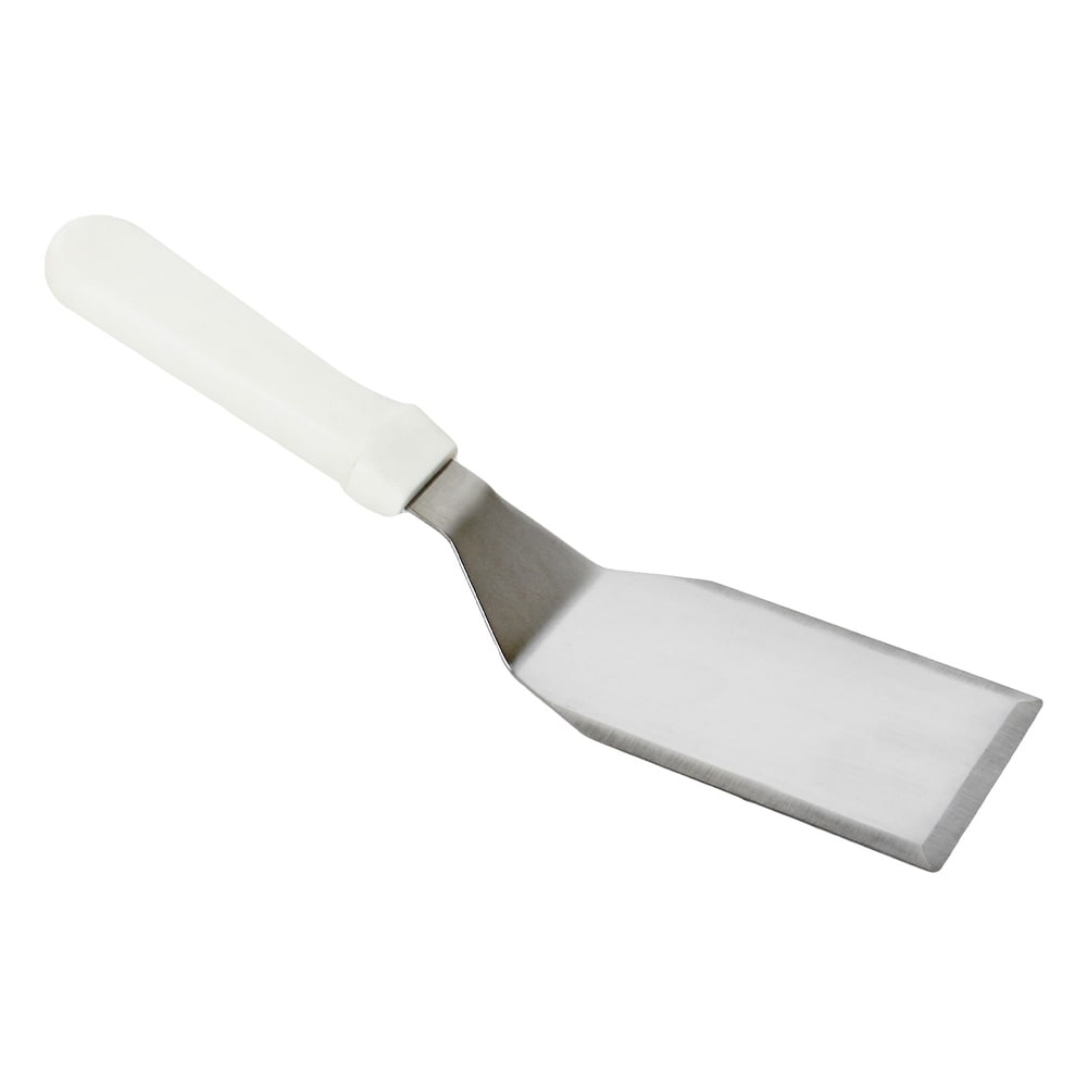 Thunder Group SLHT064P 12" Hamburger Turner w/ White Plastic Handle, Stainless Steel