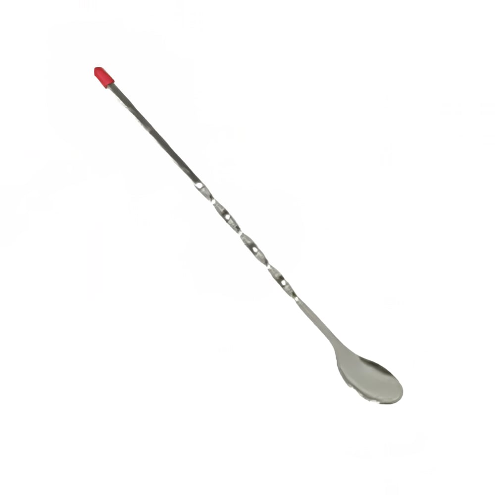 Thunder Group SLKBS011 11" Bar Spoon w/ Red Knob, Stainless