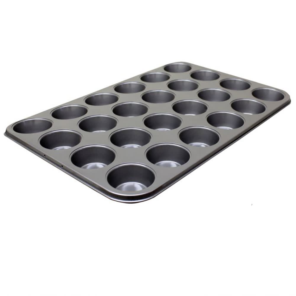 Thunder Group SLKMP024 24 Compartment Mini Muffin Pan w/ Non-Stick Coating, Carbon Steel