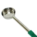 Thunder Group SLLD004A 4 oz Solid Portion Spoon w/ Stainless Bowl, Green thumbnail 2