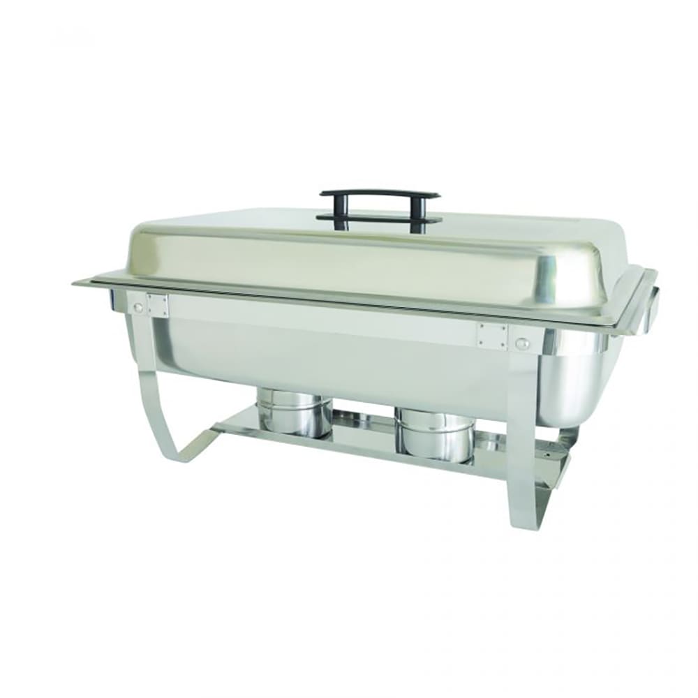 Thunder Group SLRCF001F Full Size Chafer w/ Lift Off Lid & Chafing Fuel Heat