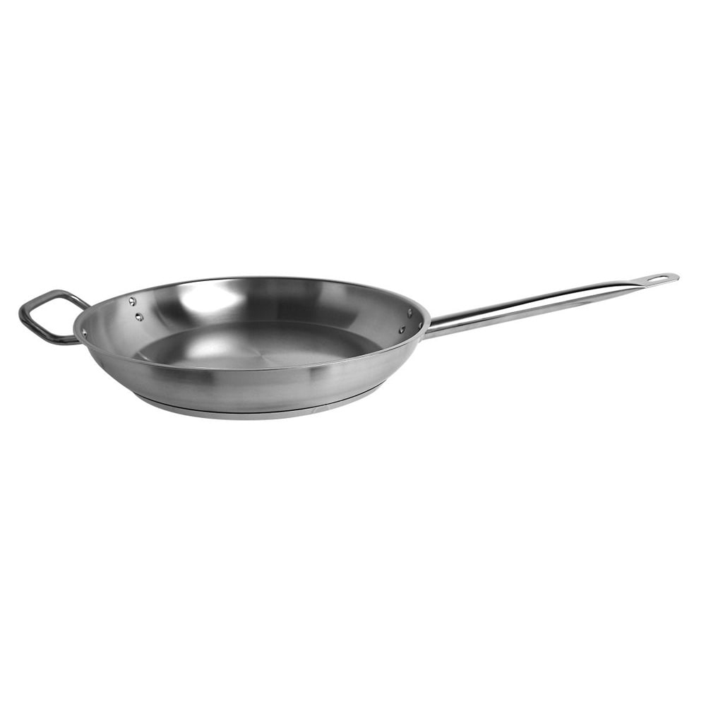 Thunder Group SLSFP4012 12" Stainless Steel Frying Pan w/ Hollow Metal Handle