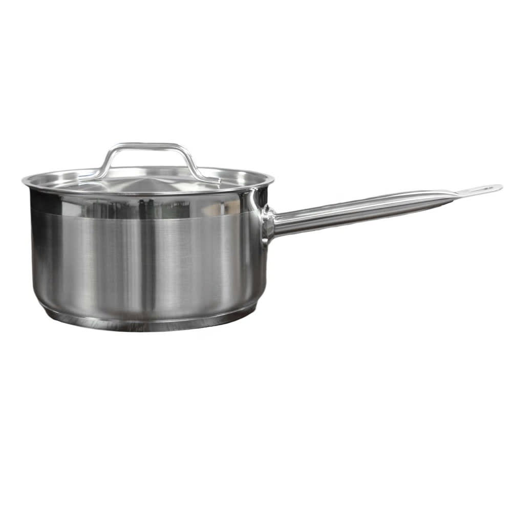Thunder Group SLSSP4035 3 1/2 qt Stainless Steel Saucepan w/ Hollow Metal Handle