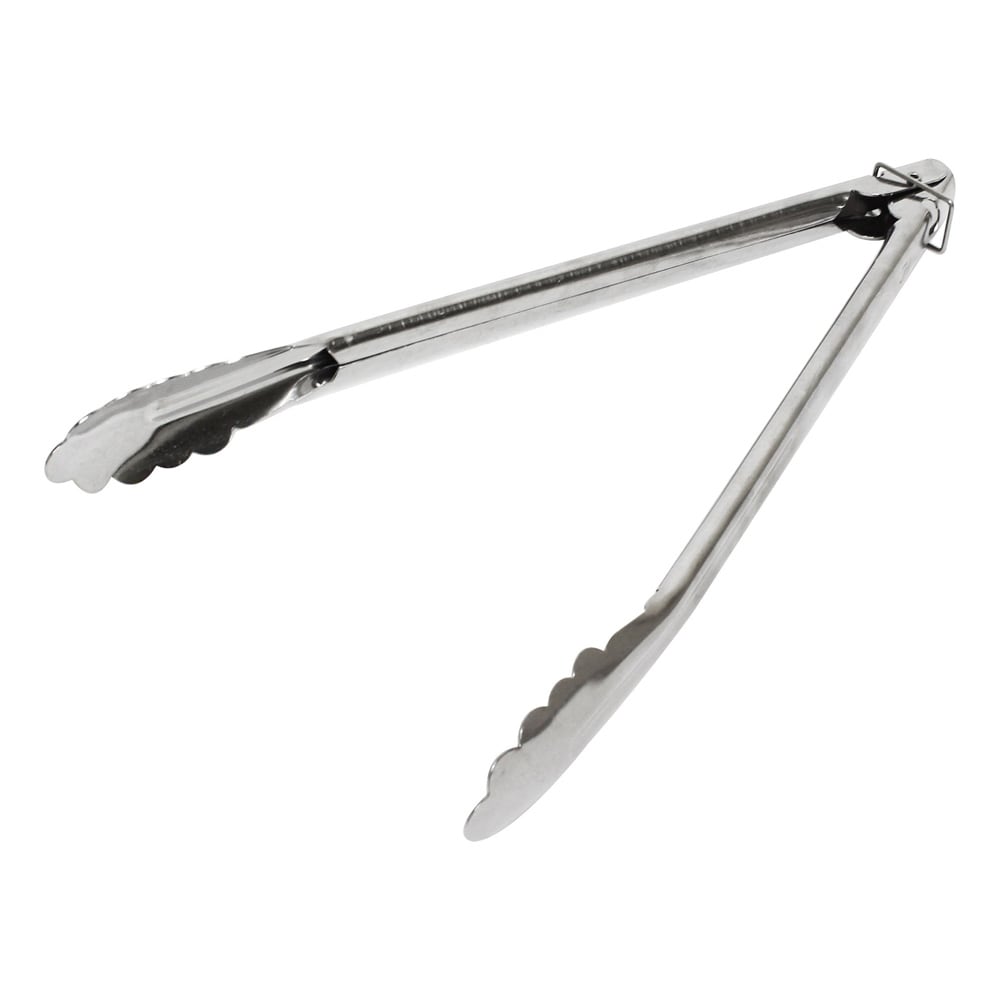 Thunder Group SLTHUT116 16"L Stainless Utility Tongs