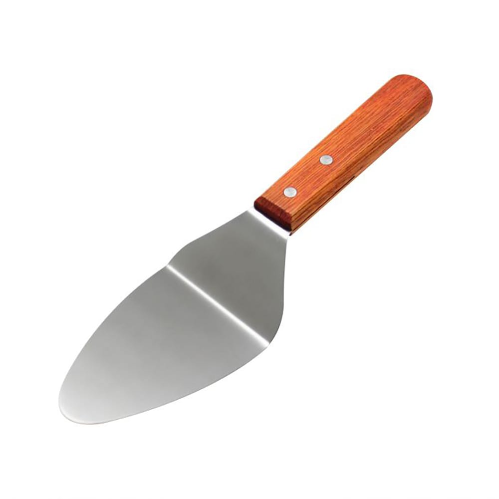 Thunder Group SLTWPS002 Pie Server w/ 3" x 4 1/2" Blade & Wood Handle, Stainless Steel