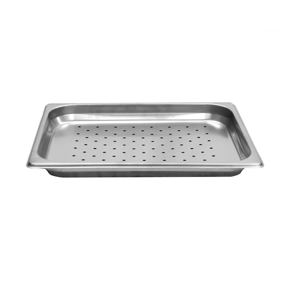 Thunder Group STPA3121PF Half Size Steam Pan, Perforated, Stainless