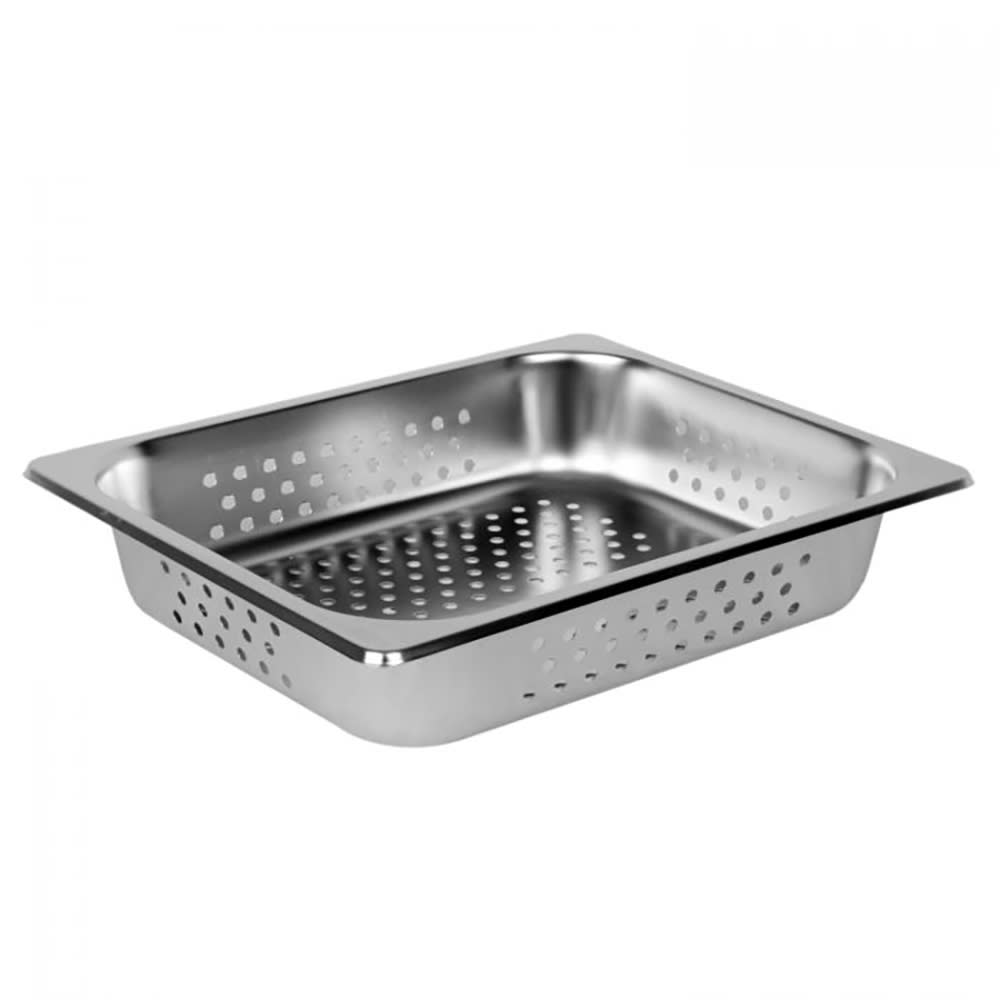 Thunder Group STPA3122PF Half Size Steam Pan, Perforated, Stainless