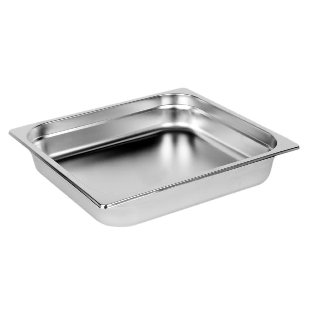 Thunder Group STPA3232 Two Third Size Steam Pan, Stainless