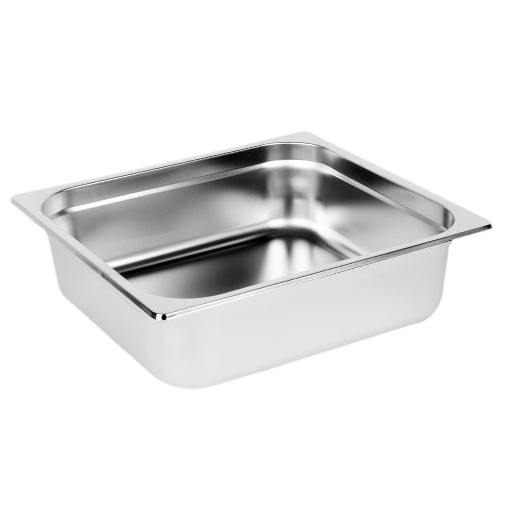 Thunder Group STPA3234 Two Third Size Steam Pan, Stainless