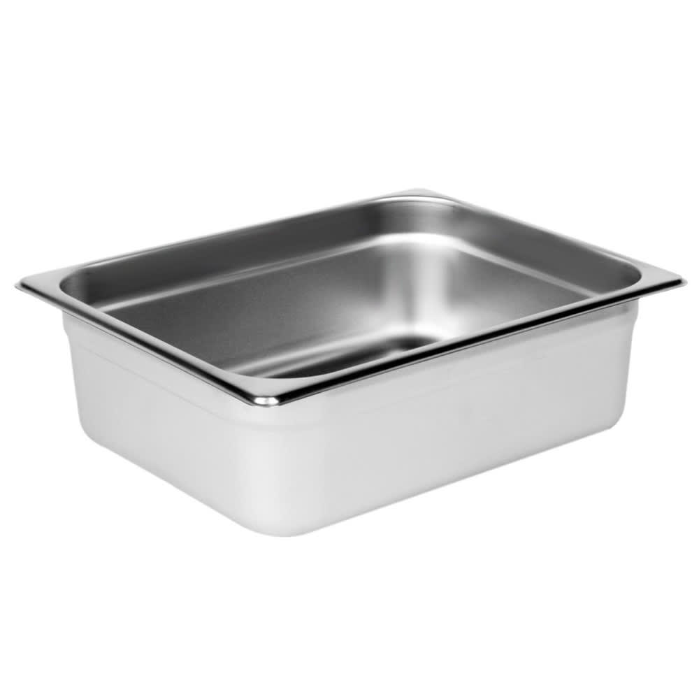 Thunder Group STPA4124 Half Size Steam Pan, Stainless